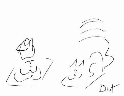 Meditation and purring session